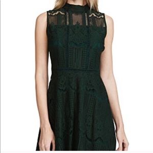 Green lacy bb Dakota cocktail dress
